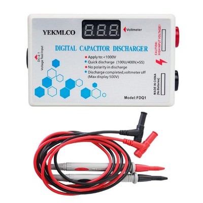 Digital Capacitor Discharger Quick Discharge Voltage Tester Protection Electr...