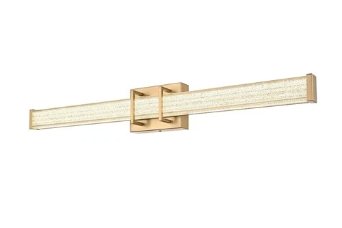 Living District Ivaan 31" Led Wall Sconce in Satin Gold - Picture 5 of 9