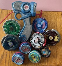 Hasbro Beyblade Electronic Launcher With Lot Of Beyblades Untasted