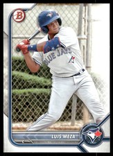 2022 Bowman Draft #BD-89 Luis Meza