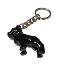 Mack Trucks Midnight Black Bulldog Hood Ornament Keychain Metal Key Chain