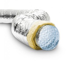 Acoustic Ducting 4" 5" 6" Insulated Flexible Ventilation Hose Quiet Fan Grow