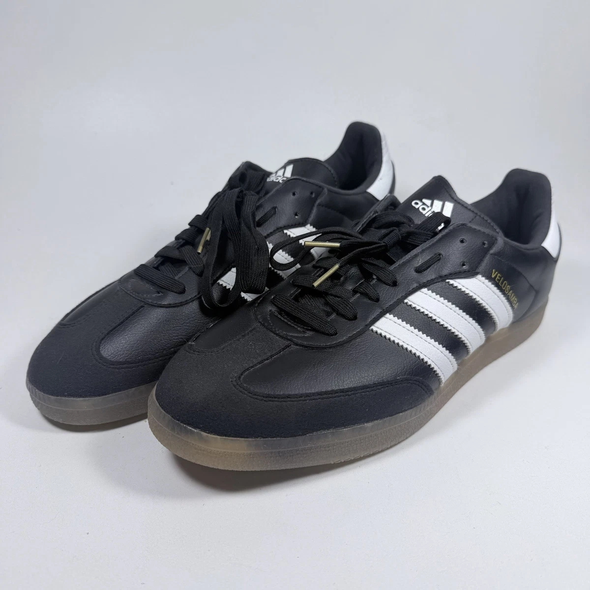 adidas ベロサンバ　25.5 adidas Velosamba Leather Sneakers - Black | Free Shipping with