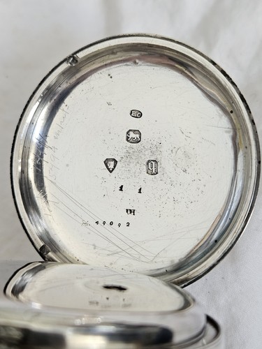 Benson Fusee Pocket Watch Silver Gents *FULL WORKING ORDER *1871* London. - Picture 16 of 17