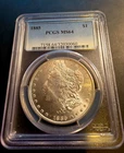 1885 Morgan Silver Dollar PCGS MS 64