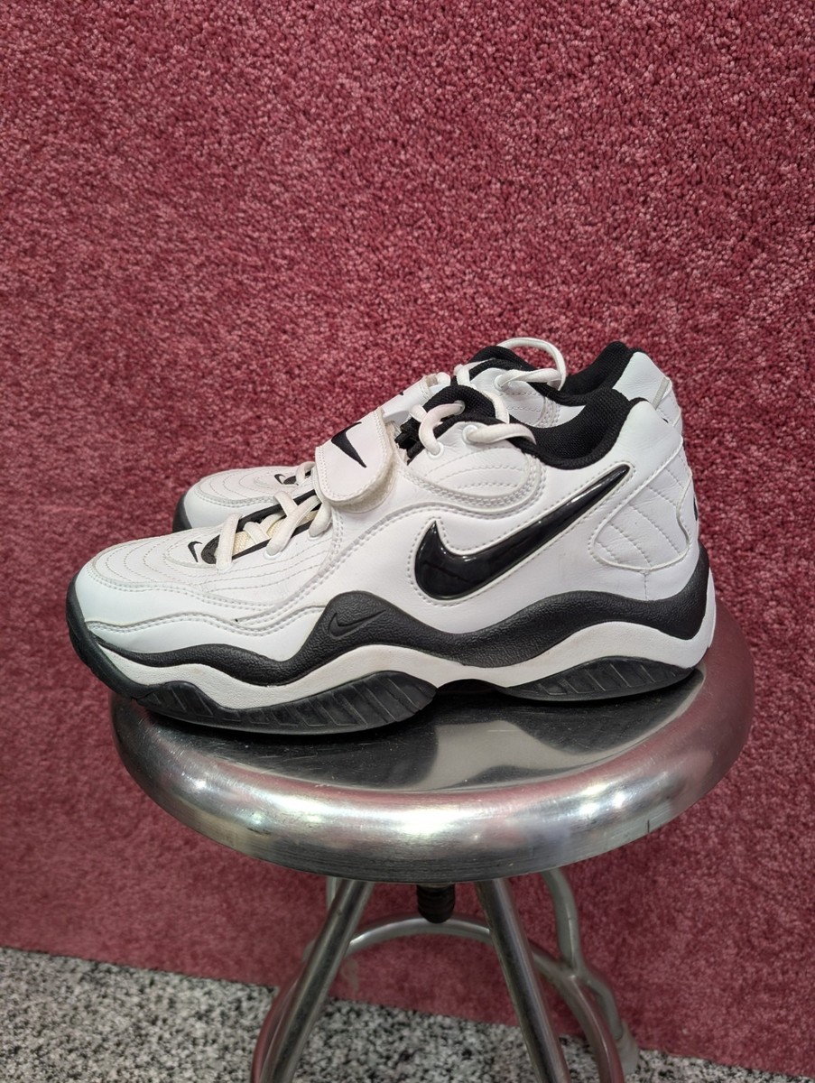Vintage 90s Nike Zoom Air White And Black Deadstock Size 9.5
