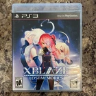 XBlaze Lost: Memories (Sony PlayStation 3 PS3, 2015) CIB Complete, Tested, MINT