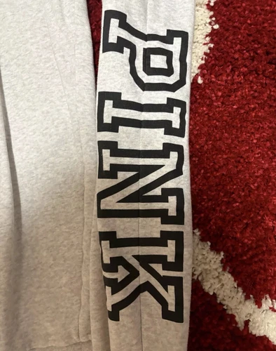 UNDERCOVER Felpa con cappuccio Victoria Secrets grigia XS quarto zip nera logo