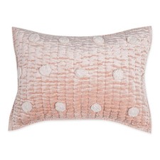 Crane Baby Velvel Pillow Pink