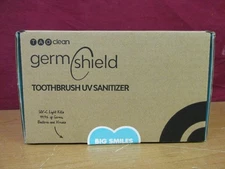TAO Clean Germ Shield UV Toothbrush Sanitizer Pure White **Brand New**