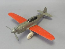 Vintage 1950s Hubley Airplane P-40 Warhawk Diecast Metal Plane