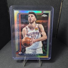 2025 Topps Chrome Chet Holmgren Refractor Oklahoma City Thunder NBA #134