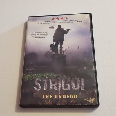 Strigoi The Undead DVD Horror Comedy Vampire Film Vicious Circle Breaking Glass