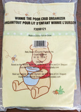 Disney Winnie the Pooh Crib Organizer with Pockets by Baby Boom 21.5" x 21.5"