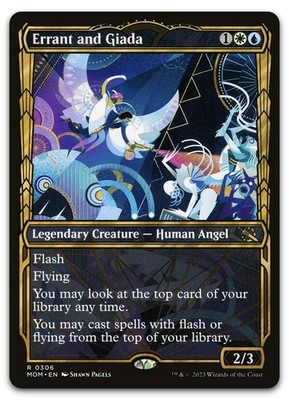 Errant and Giada (Showcase) #306 (NM) March of the Machine MOM Magic MTG