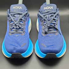 HOKA ONE ONE Bondi 8 Men's Running Shoes Blue Mesh Cushioned US 11.5 D