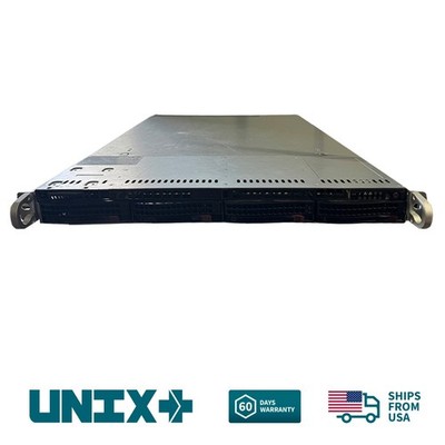 Supermicro X11SPW-TF 1U 4LFF DDR4 LGA3647 Xeon Silver 4214 64GB RAM Rails