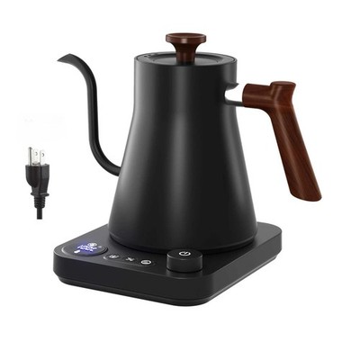 Electric Gooseneck Kettle Digital Temp Control Pour Over Coffee Tea Kettle