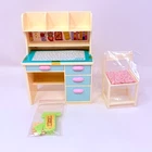 Vintage Takara Japan Jenny Licca Chan doll Furniture Desk W/ Chair & Accessories