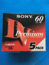 Sony Mini DV Digital Video Cassette Tape 60 Minute DVM60PR2 NEW