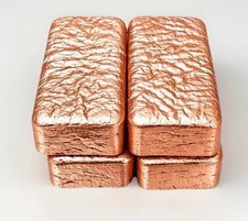 1 lb 999 Hand Poured Copper Bar | Fine .999 Pure copper Bullion Made In USA