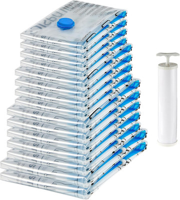 Amazon Basics Vakuum Kompression Reißverschluss Aufbewahrungsbeutel mit luftdichtem Ventil
