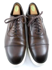 Allen Edmonds "PARK AVENUE" 2.0 Men's Leather Oxford Sneakers 9.5 E Chili (689N)