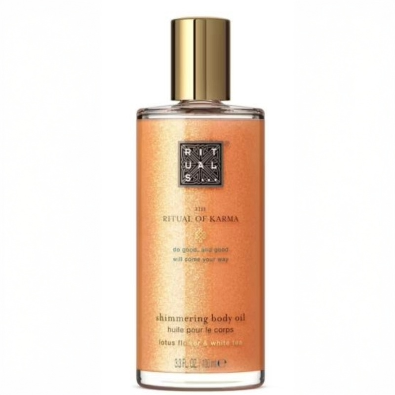 Rituals Karma Body Oil 100ml Shimmering Body Lotion Moisturiser Hydrating