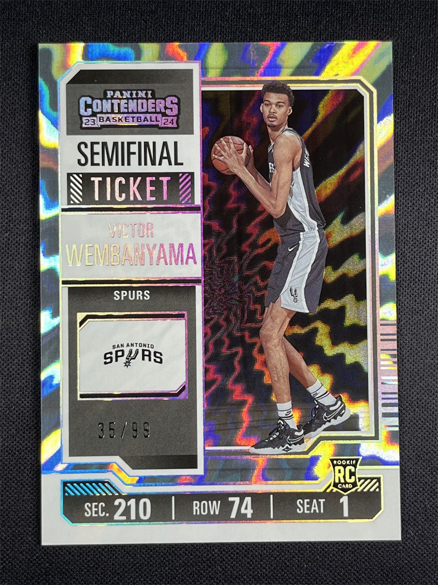 2023-24 Contenders Victor Wembanyama #11 Semifinal Ticket RC Rookie Tectonic /99