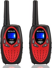 Retevis RT628 Walkie Talkies for Kids,Toys Gifts 6-12 Years Old Boys Red 