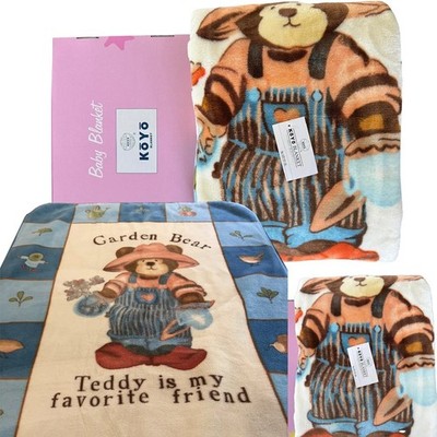 Koyo Baby Garden Bear Blanket Soft Thick & Warm Kids / Child Blanket