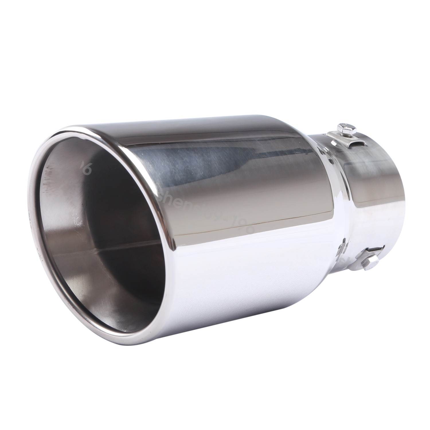 1X Exhaust Pipe Tip Rear Tail Throat Muffler Stainless For Maserati Gran Turismo