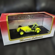 Kyosho 1/43 Caterham Super Seven JPE Yellow Collectible Model, Used