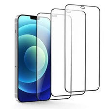 3 PACK For iPhone 17 16 15 14 13 12 11 Pro Max Tempered Glass Screen Protector
