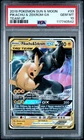 2019 POKEMON SUN & MOON TEAM UP #33 PIKACHU & ZEKROM GX PSA 10