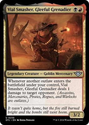 Vial Smasher, Gleeful Grenadier - NM Foil U : Outlaws of Thunder Junction