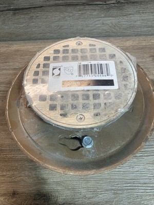 Jay R. Smith Manufacturing A06nb Round Commercial Grate, Nickel Bronze, 3-3/4'',