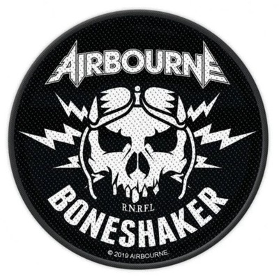 Airbourne Patch · Boneshaker · Band Aufnäher · Offizieller Merch