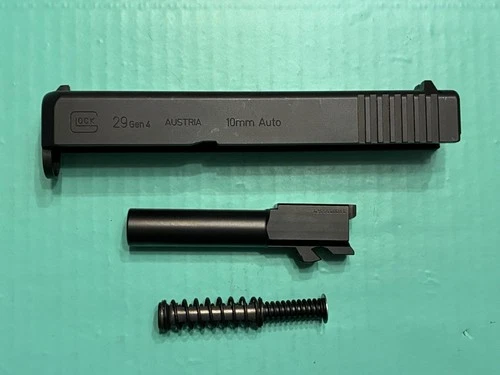 USED OEM GLOCK 29 GEN 4 10MM COMPLETE SLIDE BARREL GUIDE ROD RECOIL SPRING