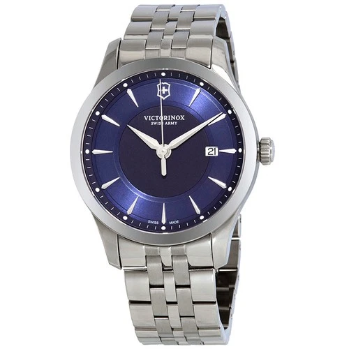 VICTORINOX Alliance Blue Dial Men's Stainless Steel Watch 241802 MSRP $475