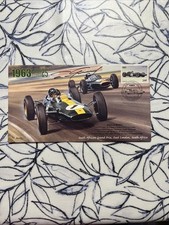Signed 1963 Lotus Climax 25 F1 commemorative Cover Envelope S African Grand Prix