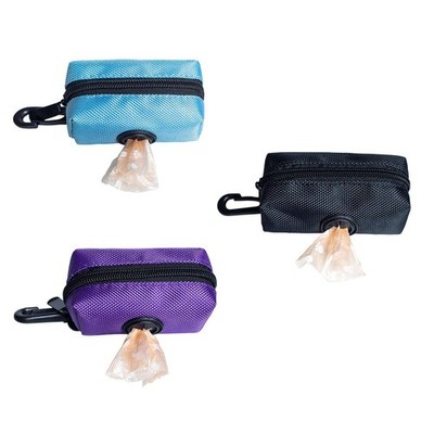 Pet Poop Waste Bag Dispenser Garbage Holder Poo Bags Walking Doggy Puppy