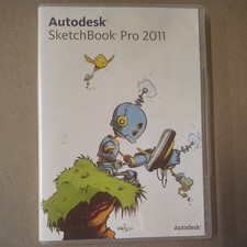 Autodesk Sketchbook Pro 2011 Digital Drawing Painting Software Disc w/Key Serial