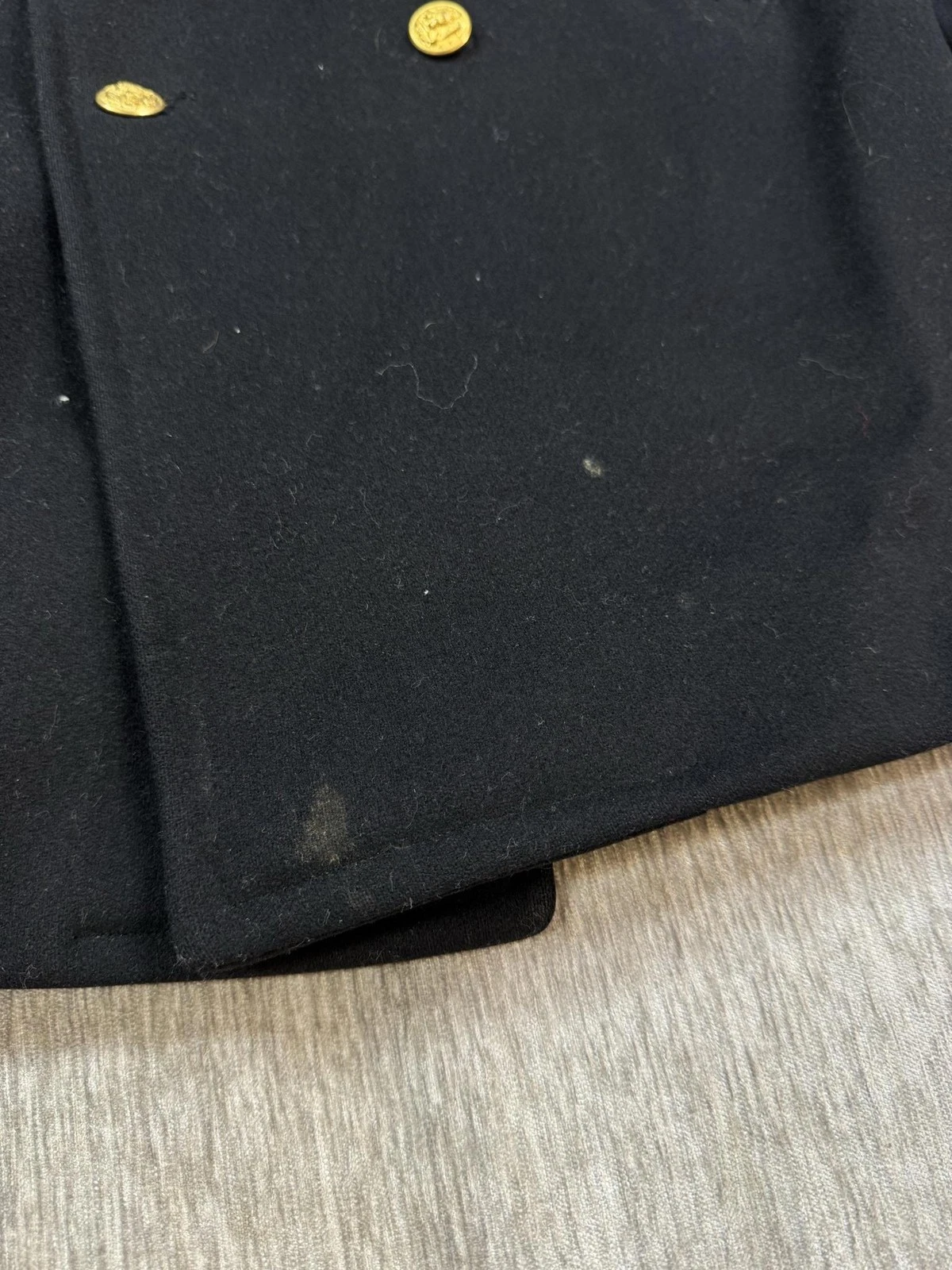 Vintage Jacob Reeds Sons United States Coast Guard Academy Pea Coat Uniform - product detail image 3