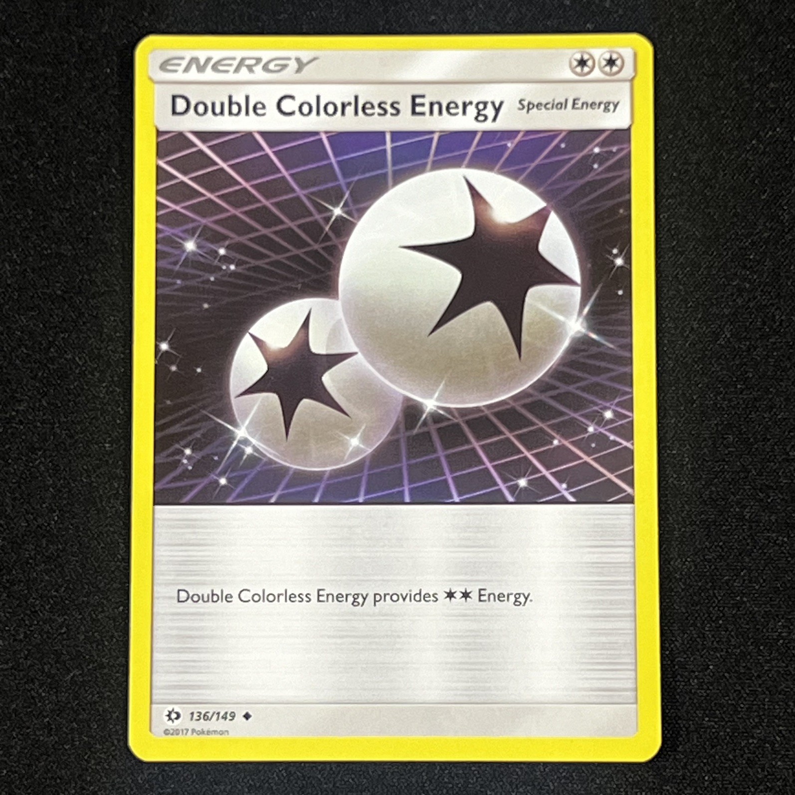 Double Colorless Energy 136/149 Sun & Moon Uncommon TCG Pokemon Card LP/NM 