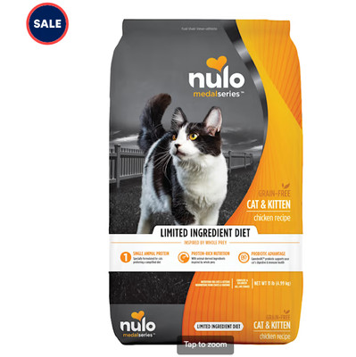 Nulo MedalSeries Grain-Free Chicken Dry Cat & Kitten Food, 11 lbs.