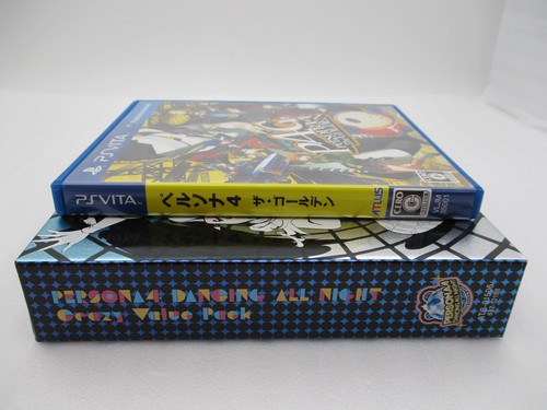 PS VITA Persona4 The Golden & Dancing Crazy Value Pack 2pcs Japan P4 P4G ATLUS - Picture 3 of 10