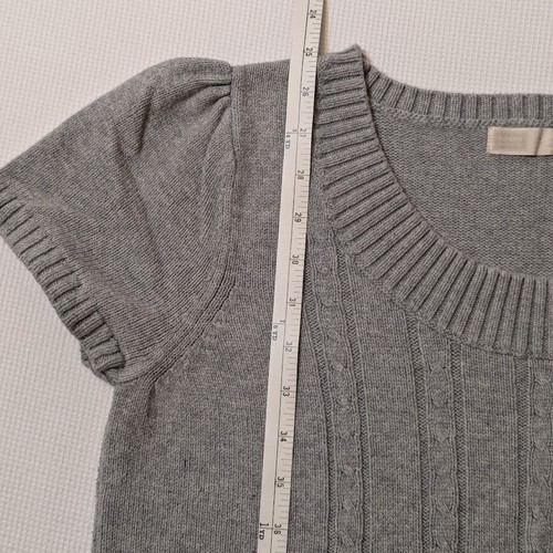 Old Navy Black Maternity Dress Short Sleeve Knee Length Round Neck Womens L Gray - Picture 11 of 11