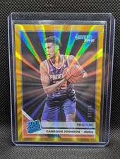2019-20 Donruss Cameron Johnson Gold Laser Press Proof /10 Rated Rookie RC 
