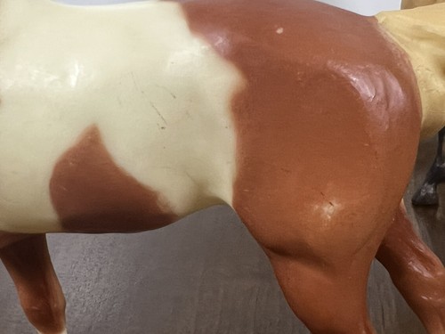 BREYER REEVES Brown & White Pinto And Spirit Kiger Mustang Mesteno Hengst - Bild 5 von 14
